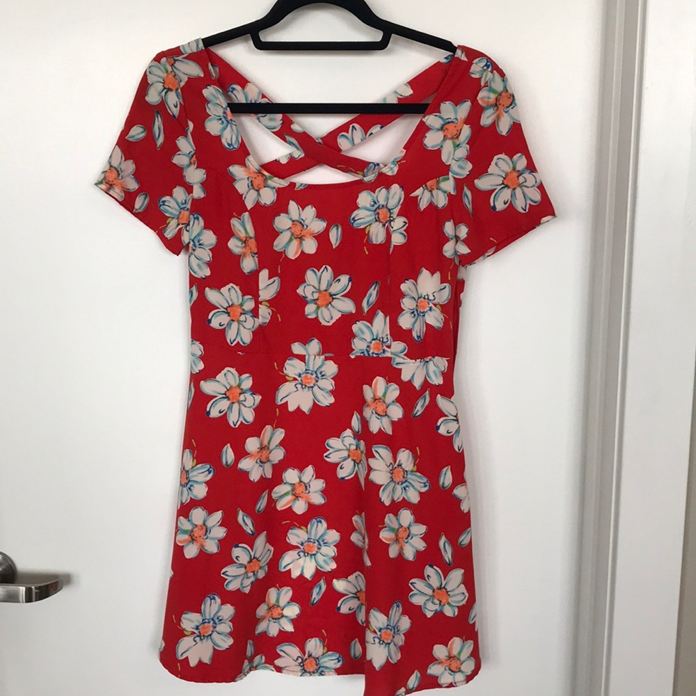 Peppermint floral dress
